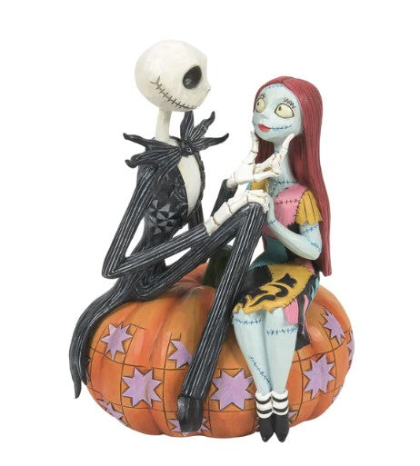 Jack & Sally on Pumpkin