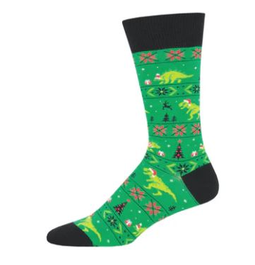 Men’s Santasaurus Rex Socks