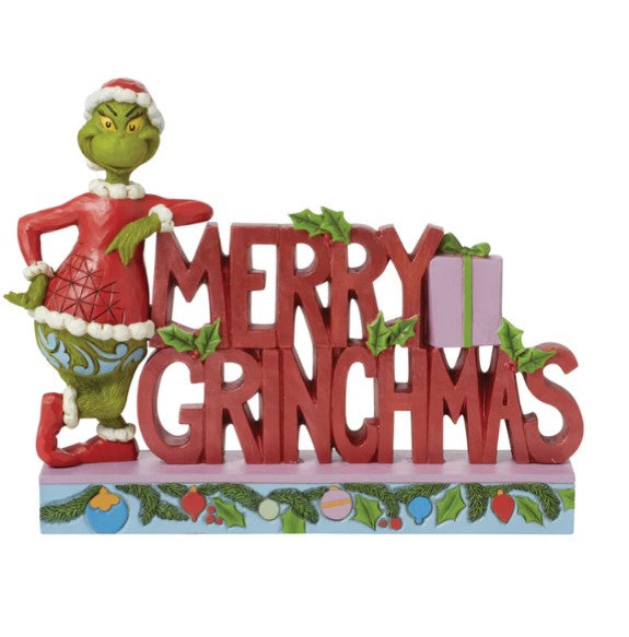 Grinch "Merry Grinchmas" Word