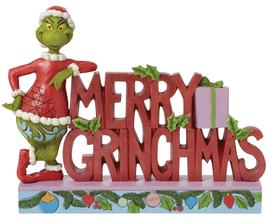 Grinch "Merry Grinchmas" Word