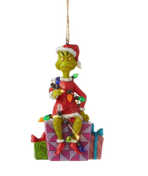 Grinch in Lights Ornament