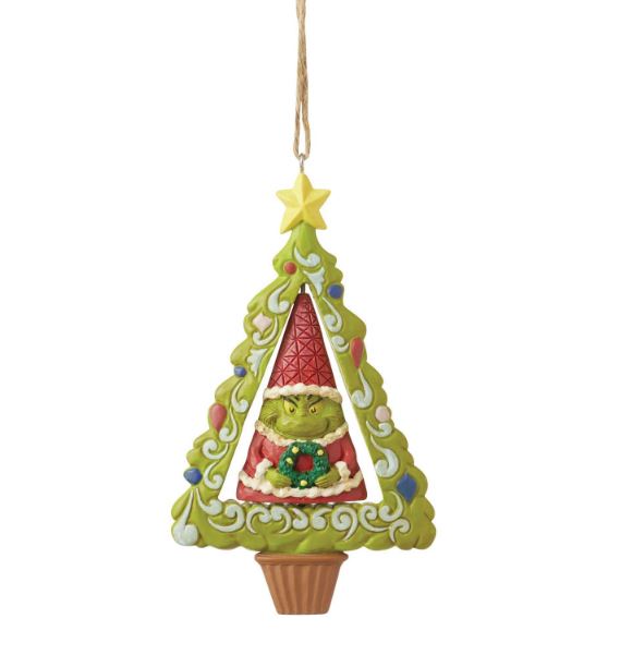 Grinch Gnome Tree Ornament