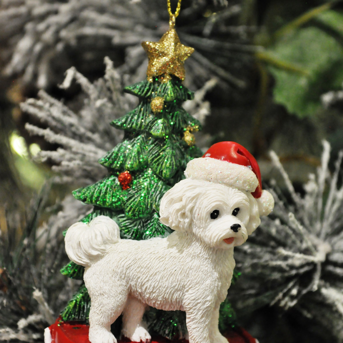 Maltese best sale christmas ornament