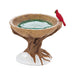 Woodland bird bath village accessory